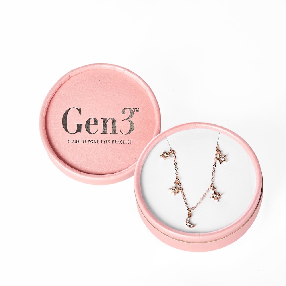 Gen3 Mila Stars In Your Eyes gold charm bracelet